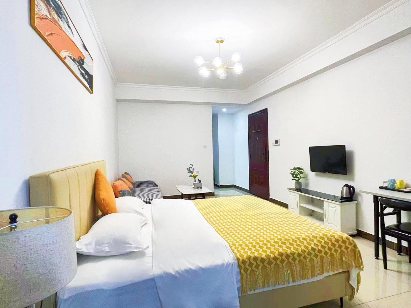 Pazhou Angda International Aparthotel Canton Fair Branch Экстерьер фото