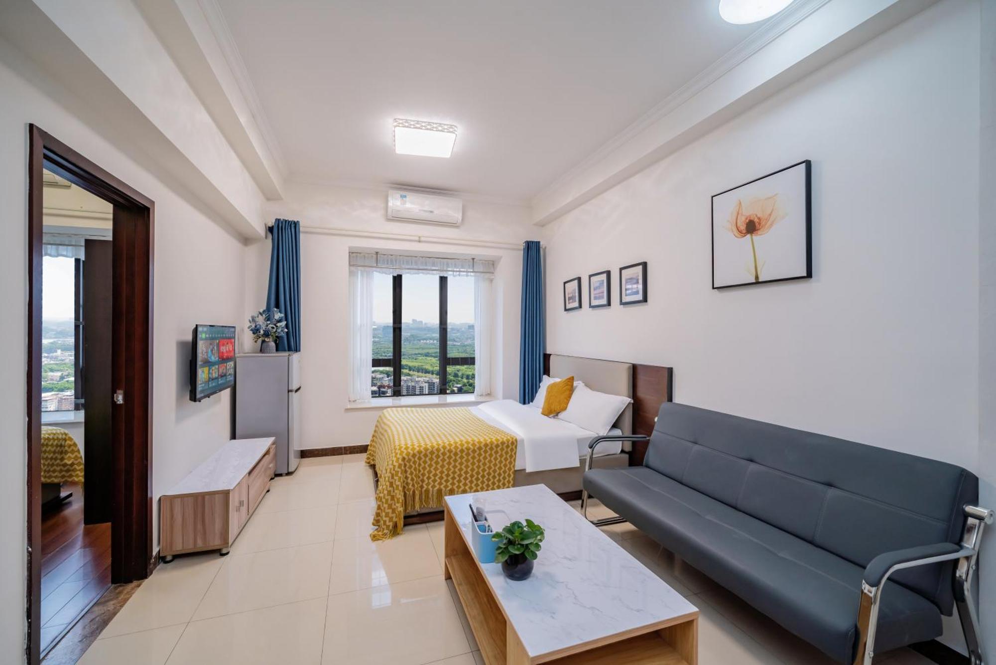 Pazhou Angda International Aparthotel Canton Fair Branch Экстерьер фото