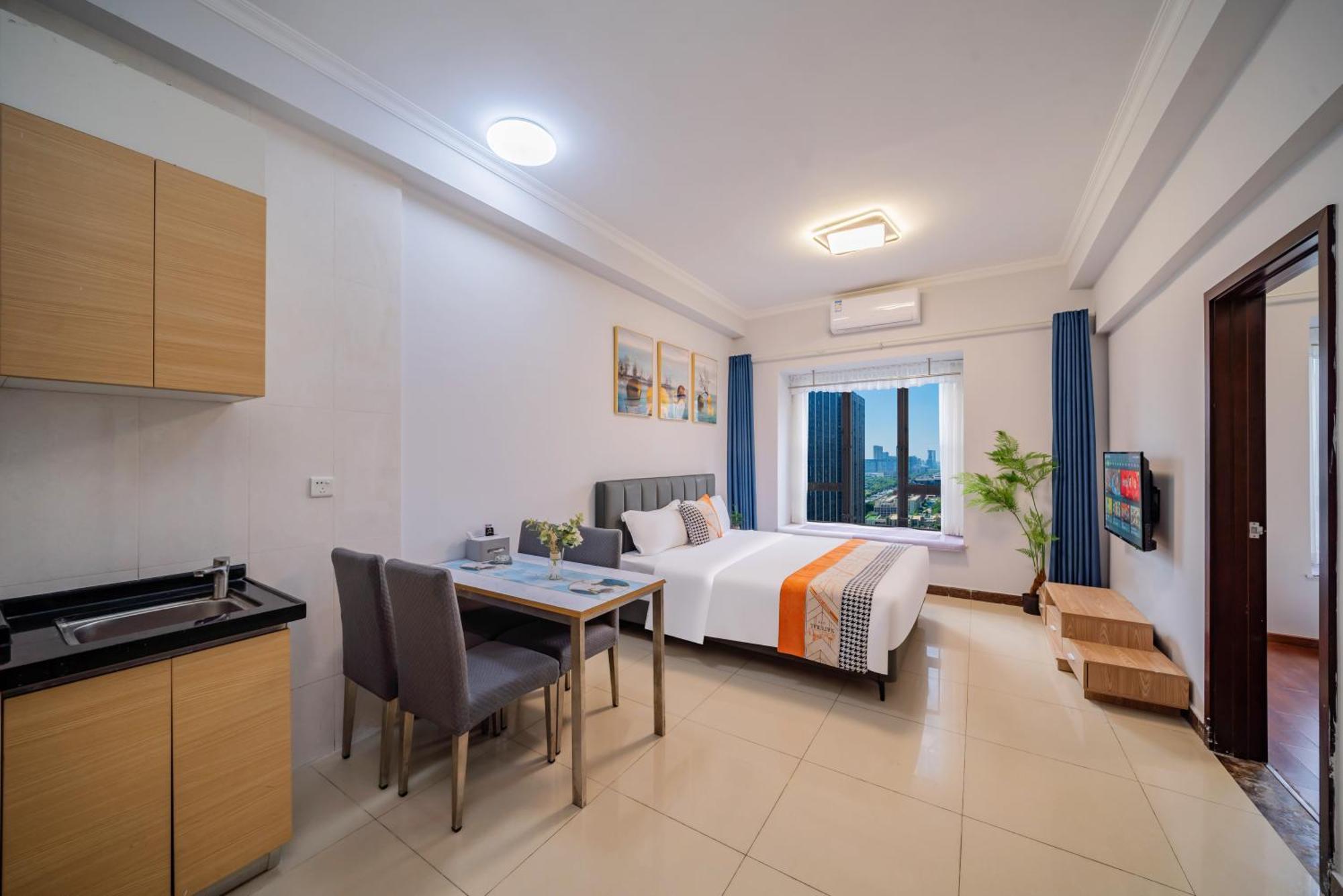 Pazhou Angda International Aparthotel Canton Fair Branch Экстерьер фото