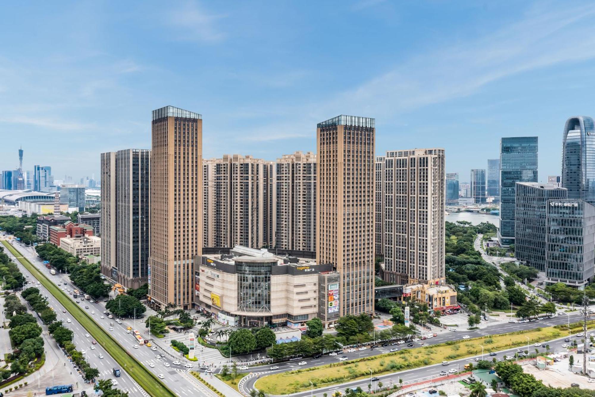 Pazhou Angda International Aparthotel Canton Fair Branch Экстерьер фото