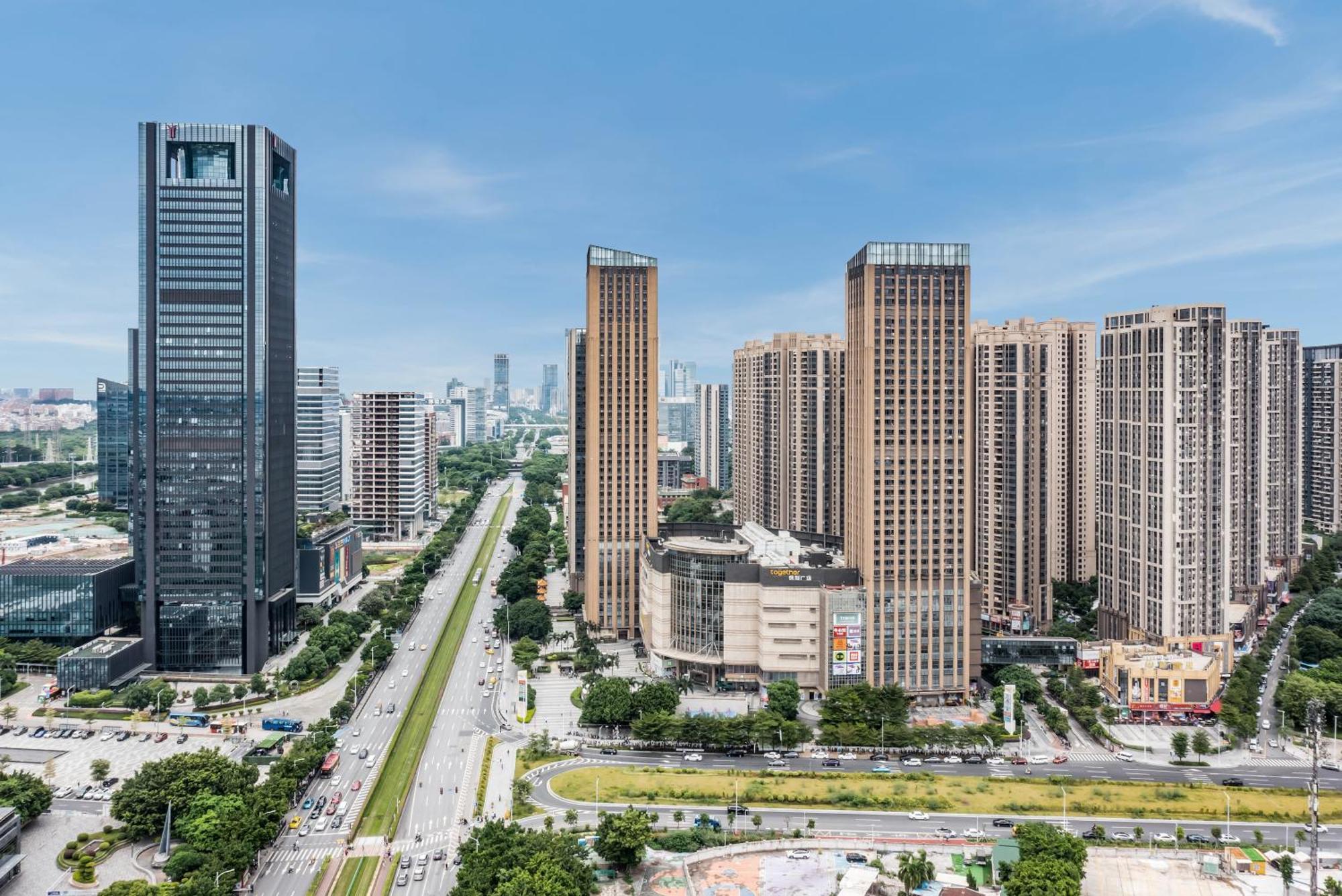 Pazhou Angda International Aparthotel Canton Fair Branch Экстерьер фото