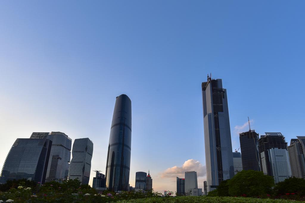 Pazhou Angda International Aparthotel Canton Fair Branch Экстерьер фото