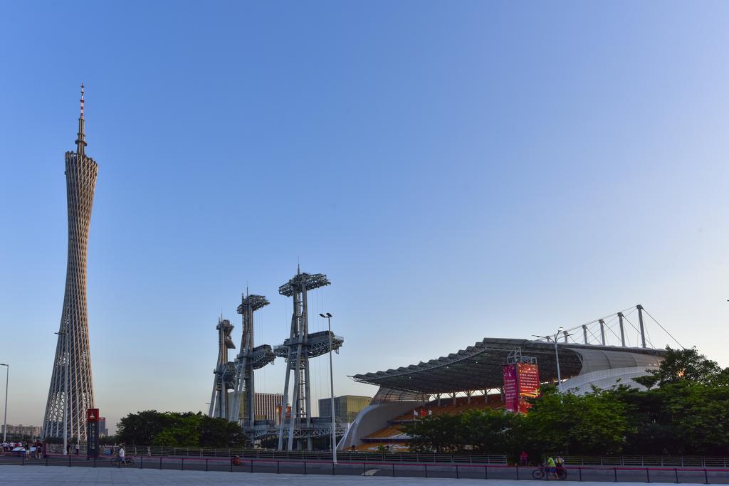 Pazhou Angda International Aparthotel Canton Fair Branch Экстерьер фото